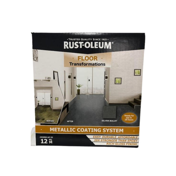 Rustoleum metallic hot sale floor paint